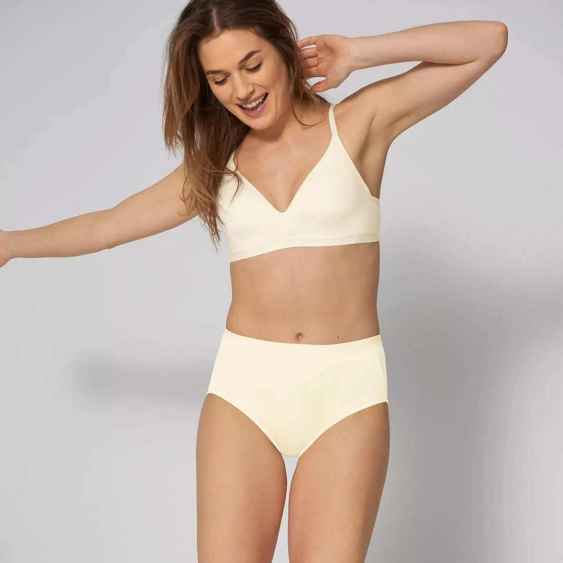 Soutien-gorge Ampliforme Sans Armatures - Ivoire Sloggi | 3 SUISSES â Image 4