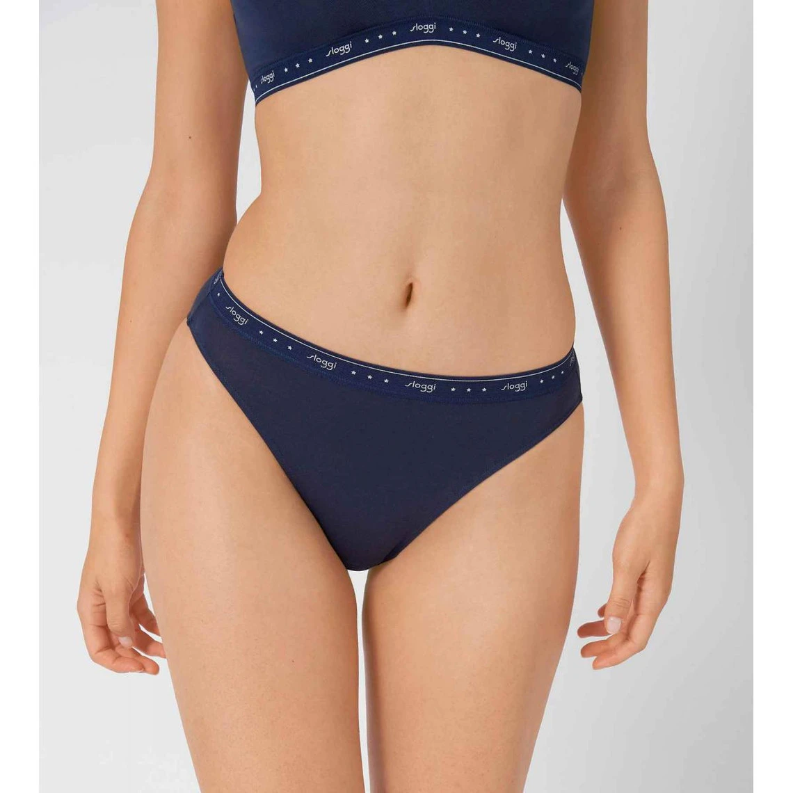 Lot De 2 Slips échancrés Bleu Sloggi | 3 SUISSES – Image 2