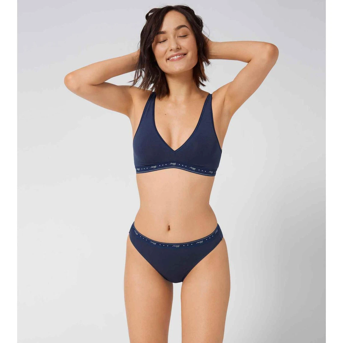 Lot De 2 Slips échancrés Bleu Sloggi | 3 SUISSES – Image 4