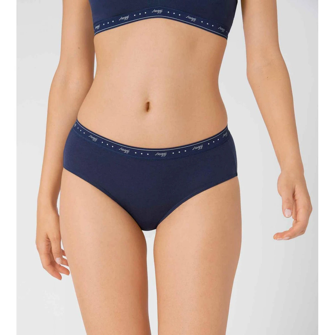 Lot De 2 Slips Midi Bleu Sloggi | 3 SUISSES – Image 2