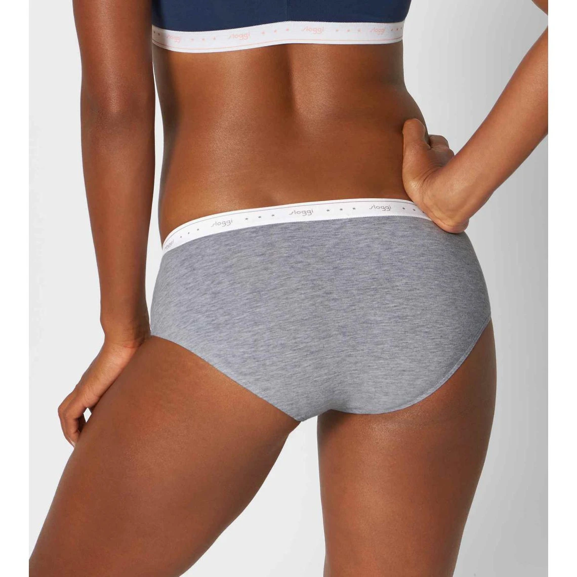 Lot De 2 Slips Midi Gris Sloggi | 3 SUISSES – Image 3