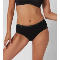 Lot De 2 Slips Midi Sloggi 24/7 100 H Noir 24/7 100 H