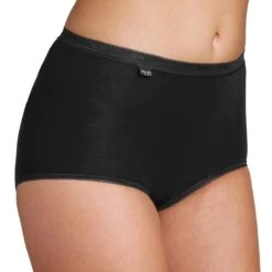 Lot De 3 Culottes Classiques Sloggi Basic Noires Basic