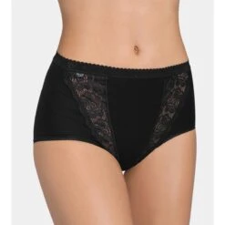 Lot De 4 Culottes Hautes Sloggi Chic Noires Chic