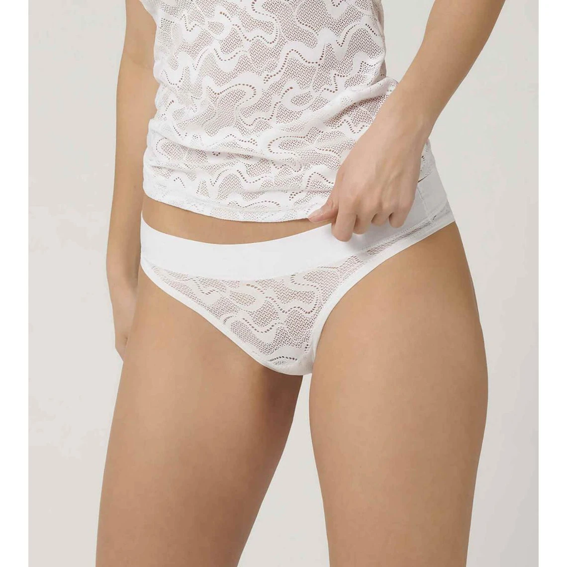 Slip Taille Basse Blanc Sloggi | 3 SUISSES – Image 2