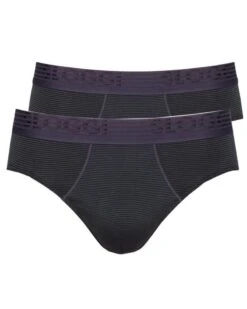 Slips Midi Ever Cool Sloggi For Men (Lot De 2) Noir