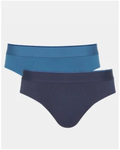 Slips Sloggi For Men EVER Airy (Lot De 2) (Blue-Dark Combination)