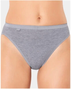 Slips TaĂŻ Basic + Sloggi (Lot De 4) (Gris)