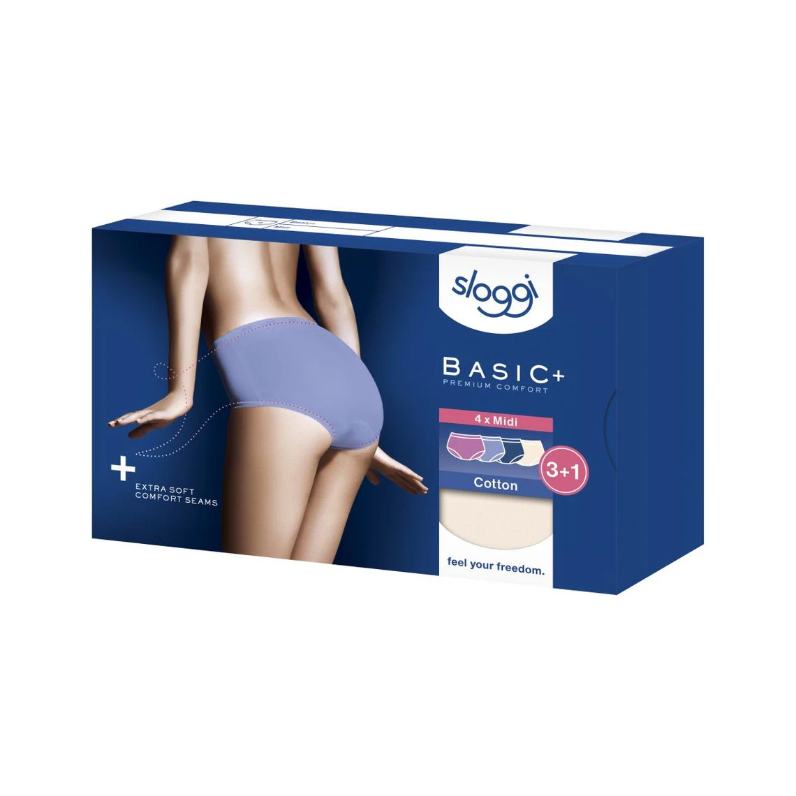 SLOGGI BASIC+ Midi- Lot De 4 - Multicolore | 3 SUISSES – Image 8