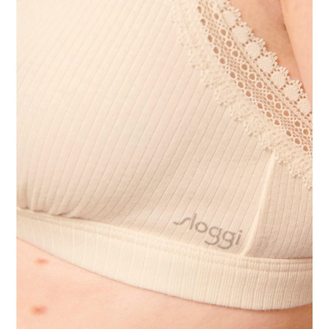 Soutien Gorge Bralette - Beige Sloggi | 3 SUISSES â Image 5