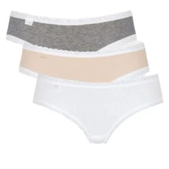 Lot De 3 Culottes Taille Basse Femme Sloggi Weekend 24/7