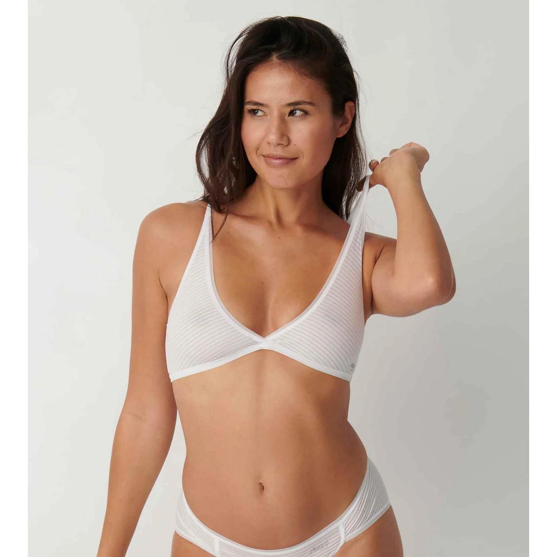Soutien-gorge Sans Armatures Sloggi Blanc | 3 SUISSES – Image 2