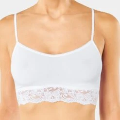 Top Sans Armatures Sloggi Romance Blanc Romance